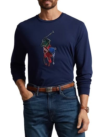 Plaid-Pony Jersey T-Shirt