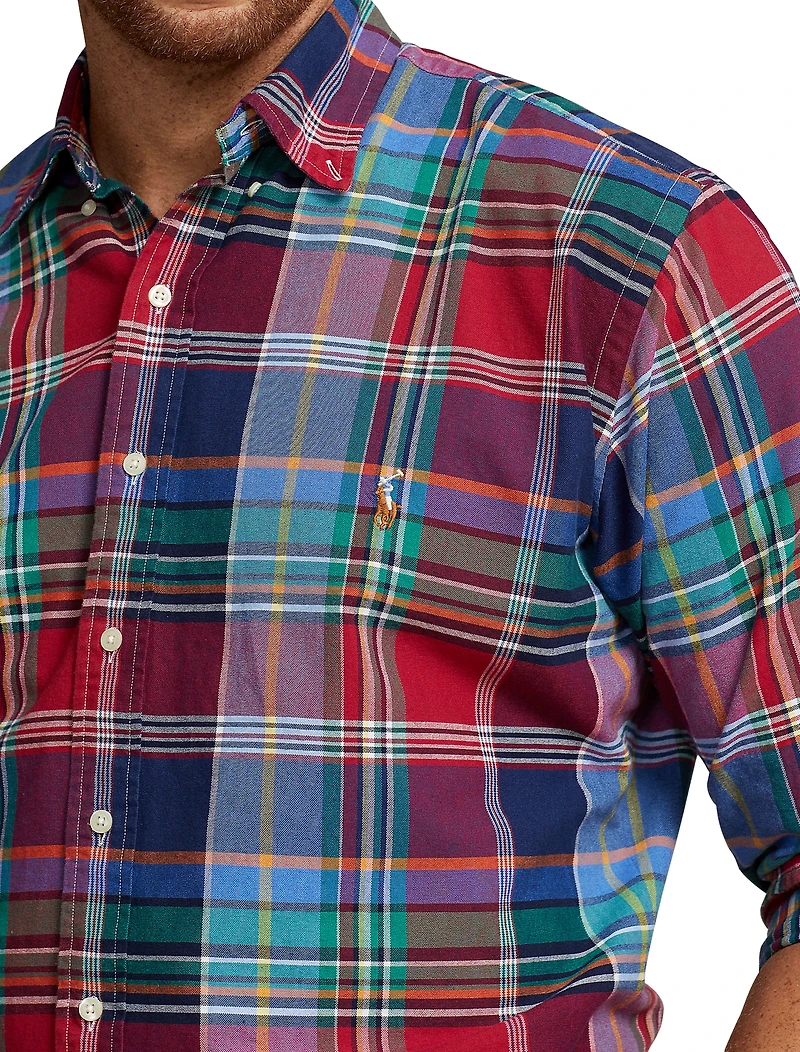 Plaid Oxford Sport Shirt
