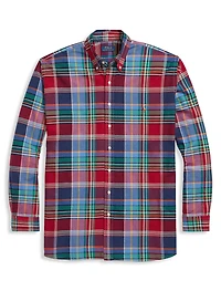 Plaid Oxford Sport Shirt