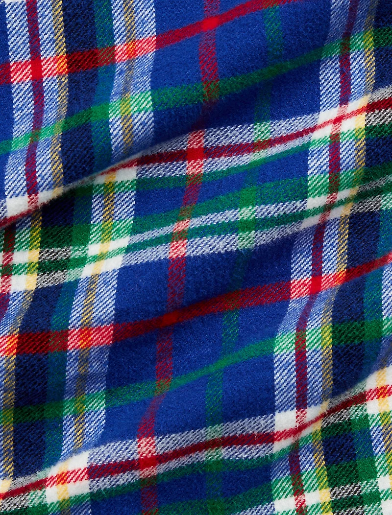 Multi Plaid Flannel Sport Shirt