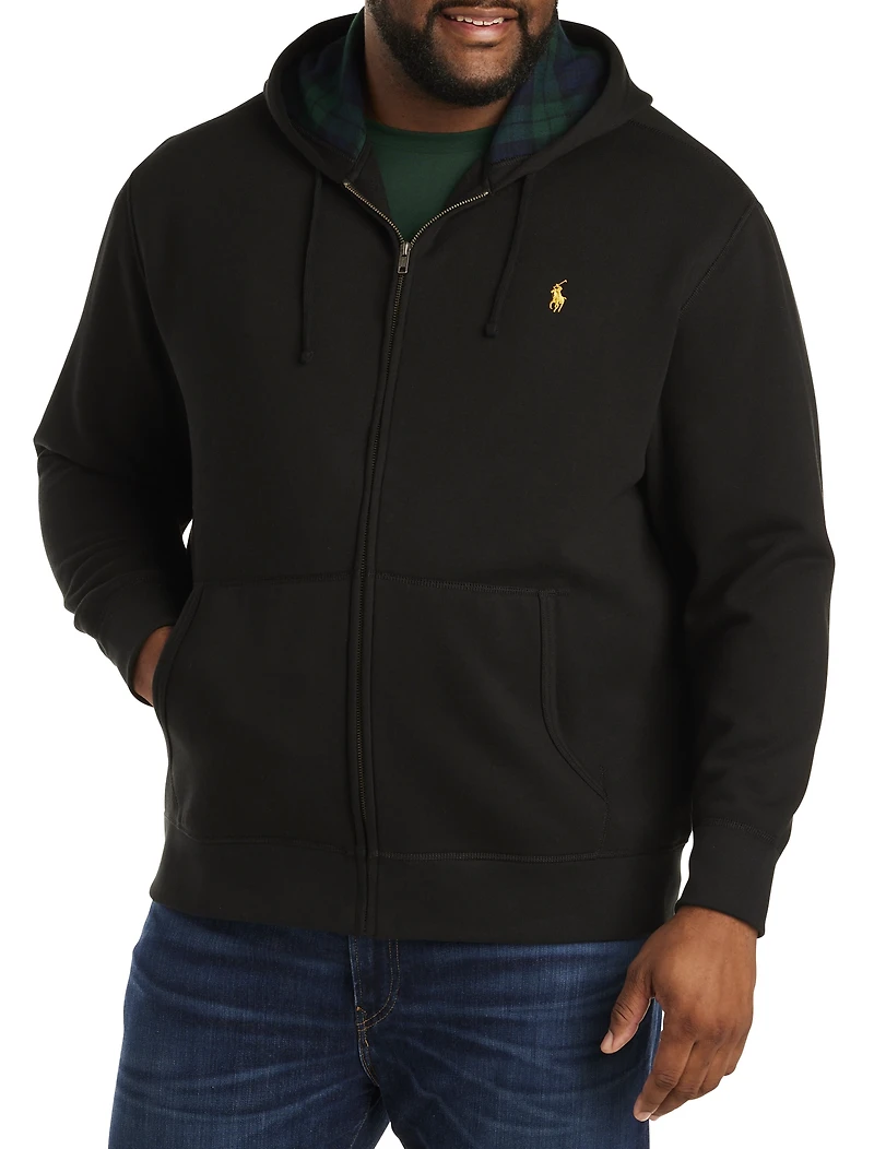 Fleece Zip-Front Hoodie