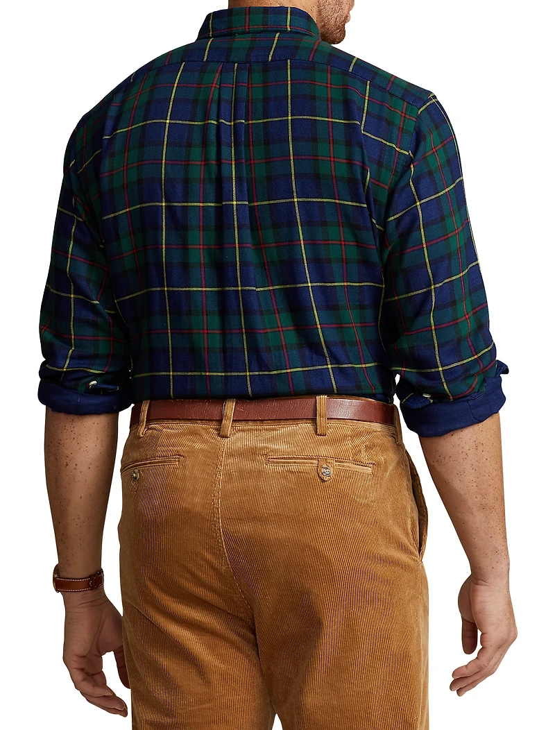 Plaid Double-Faced Sport Shirt