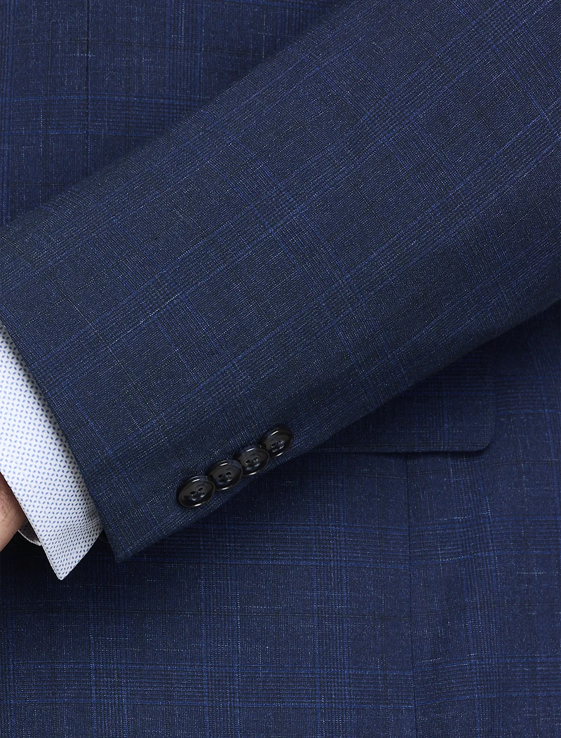 Windowpane Suit Jacket