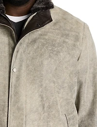 Distressed Leather Jacket