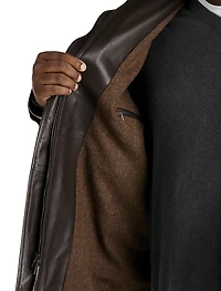 Distressed Leather Jacket