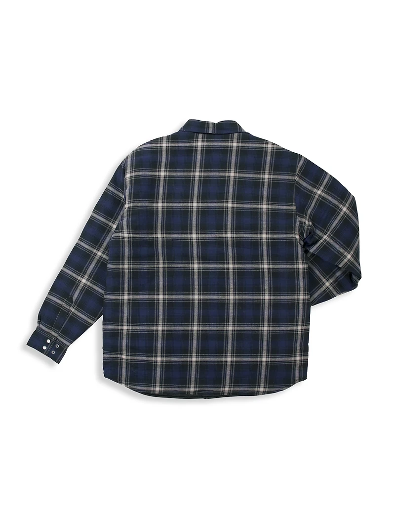 Quilt-Lined Flannel Shirt