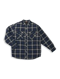 Quilt-Lined Flannel Shirt