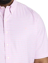 Non-Iron Plaid Oxford Sport Shirt