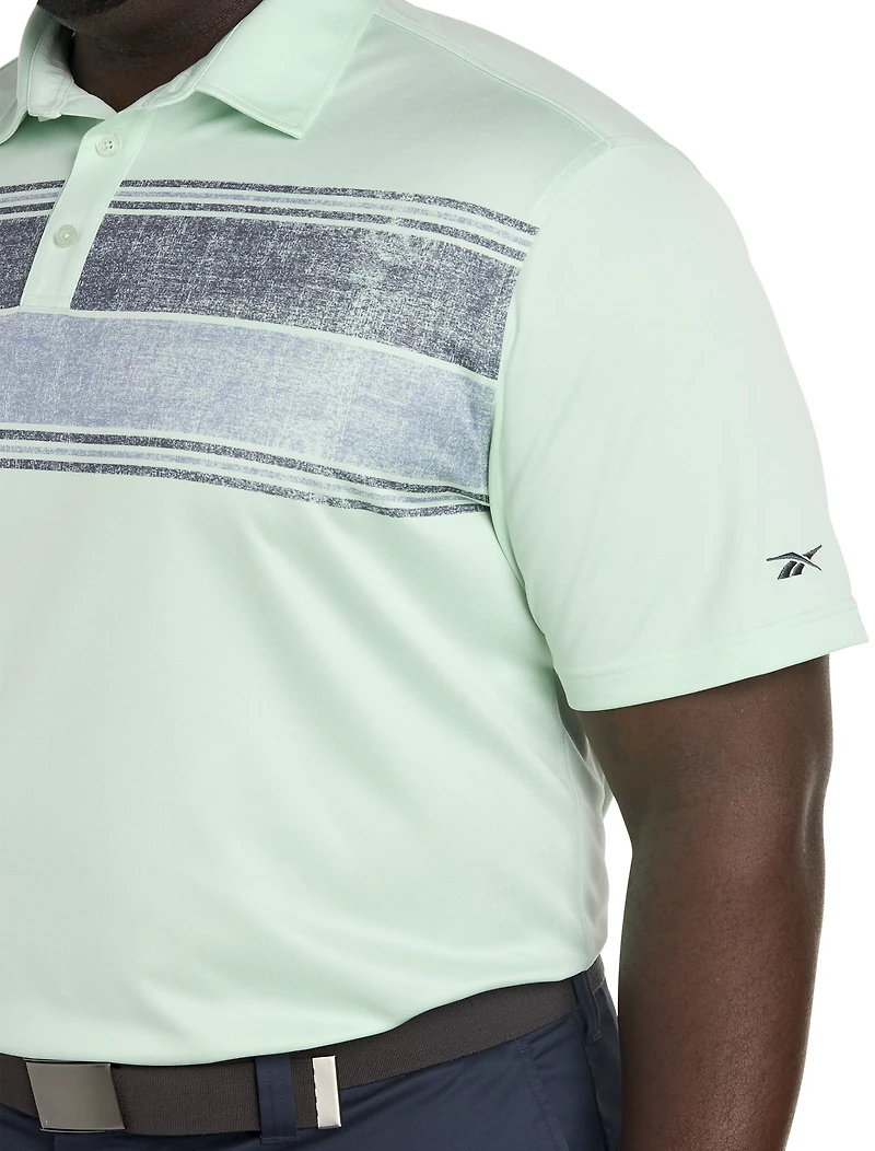 Performance Chest Striped Polo Shirt