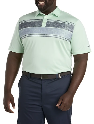 Performance Chest Striped Polo Shirt