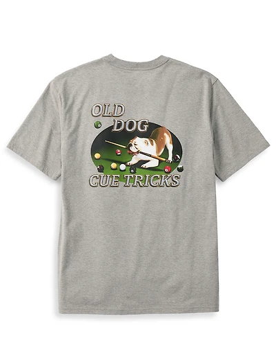 Old Dog Cue Tricks Graphic Tee