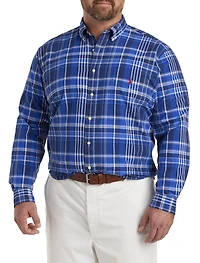 Multi Plaid Oxford Sport Shirt