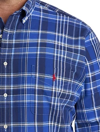 Multi Plaid Oxford Sport Shirt