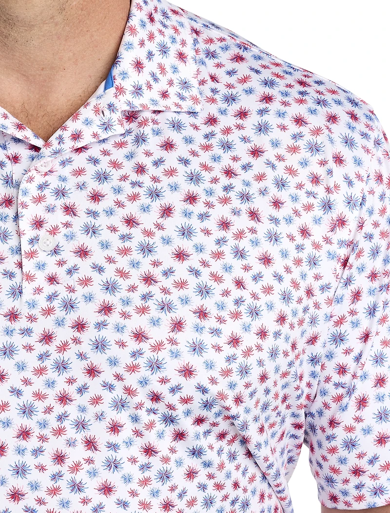 Performance Americana Firework Polo Shirt