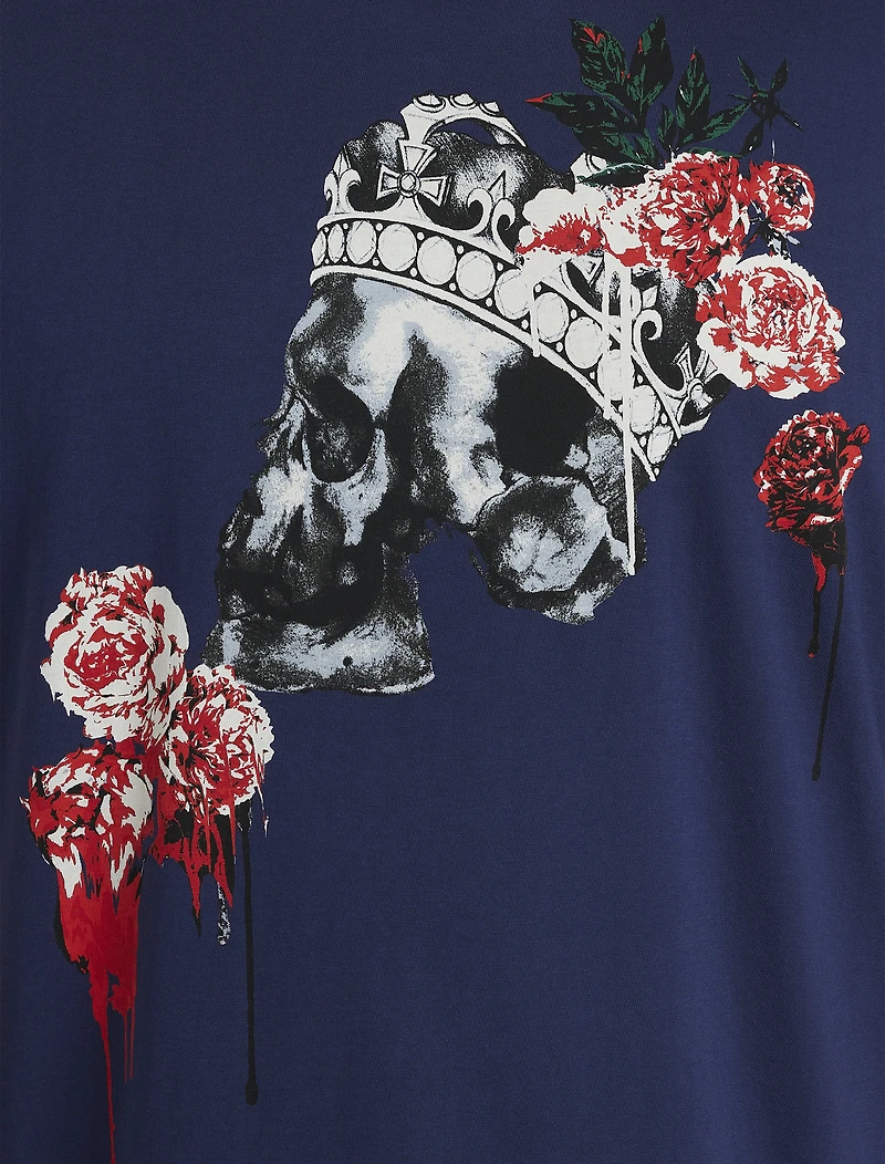 Skull Rose King Graphic Tee