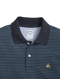 Striped Piqué Polo Shirt