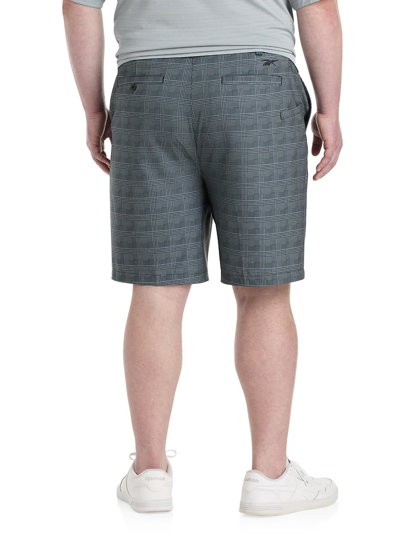 Performance Tonal Plaid Golf Shorts