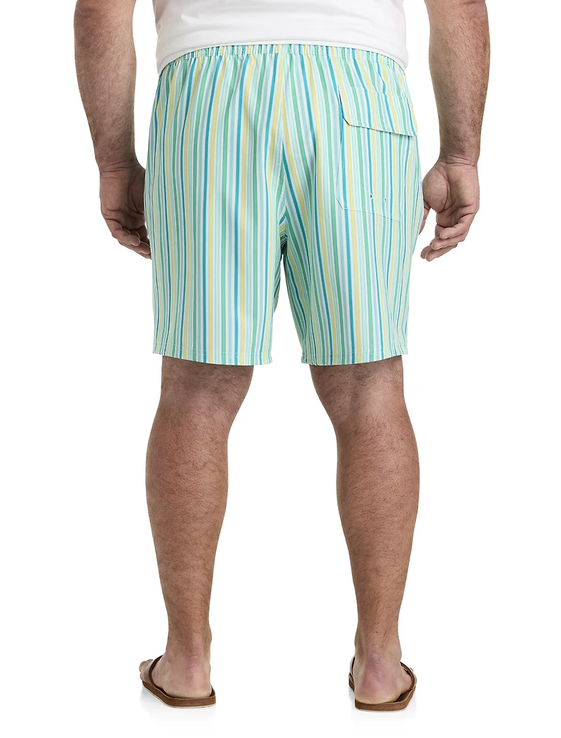 Multi Stripe Chappy Swim Trunks
