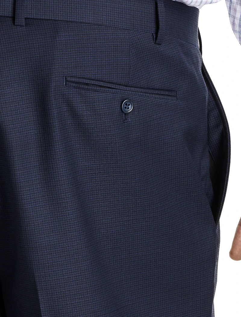 Flat-front Suit Pants