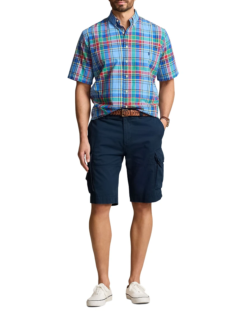 Multi Plaid Oxford Sport Shirt