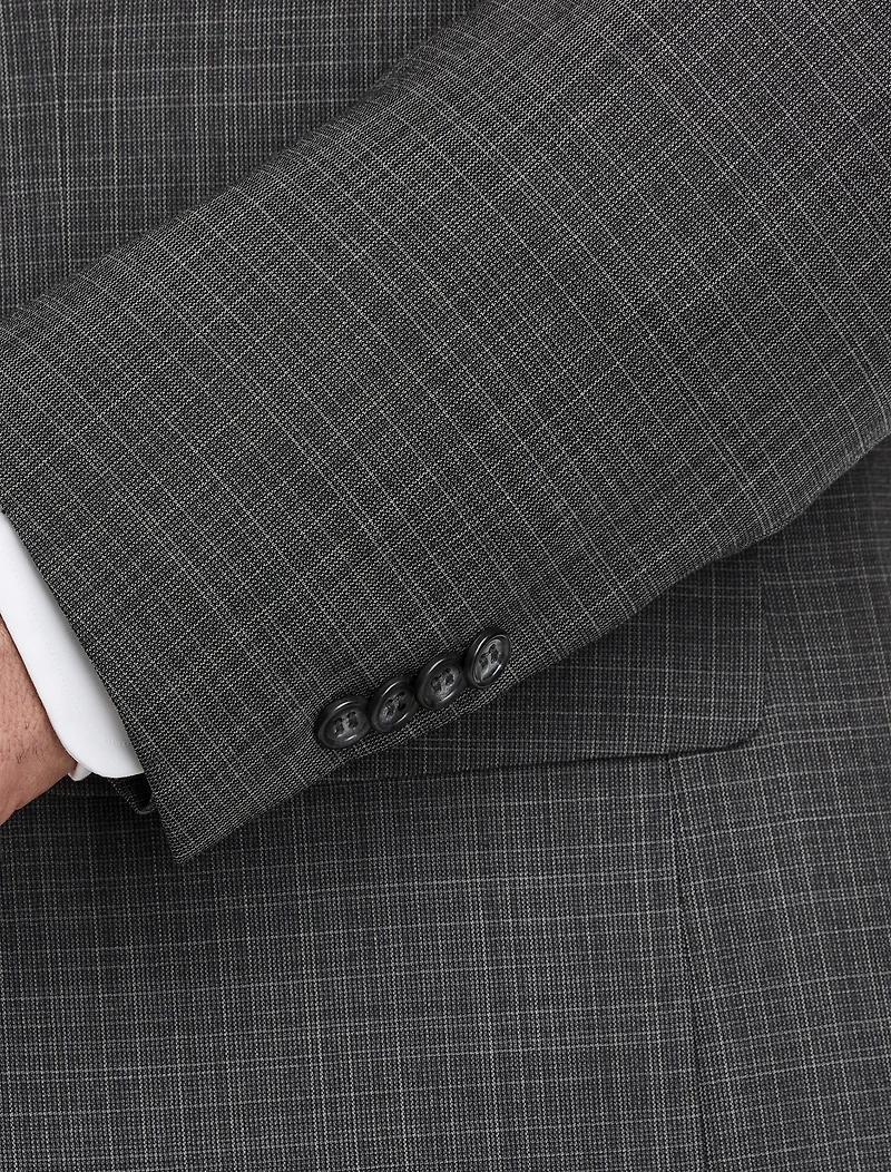 Micro Grid Suit Jacket