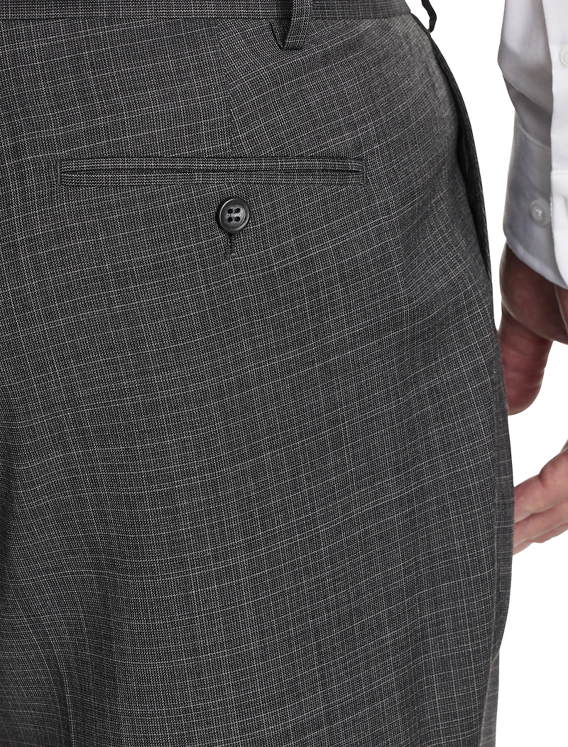 Micro Grid Suit Pants