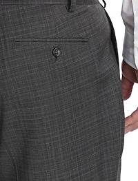 Micro Grid Suit Pants