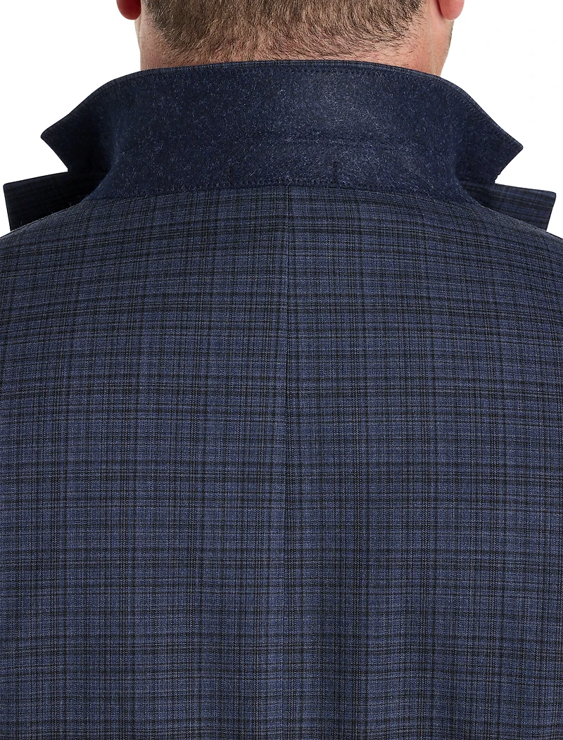 Check Patterned Suit Jacket