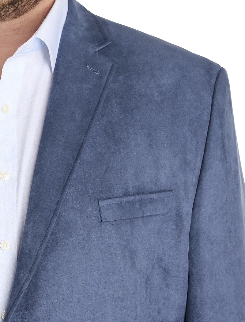 Faux-Suede Sport Coat