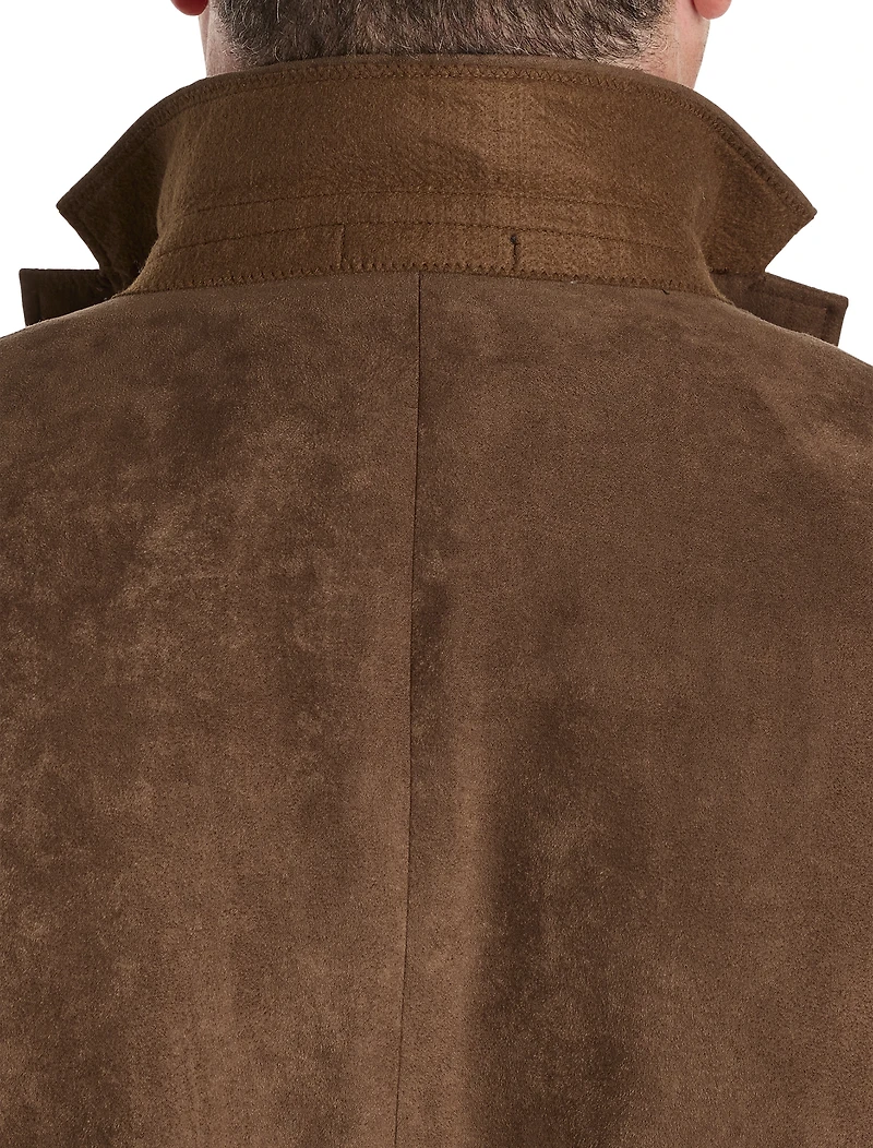 Faux-Suede Sport Coat