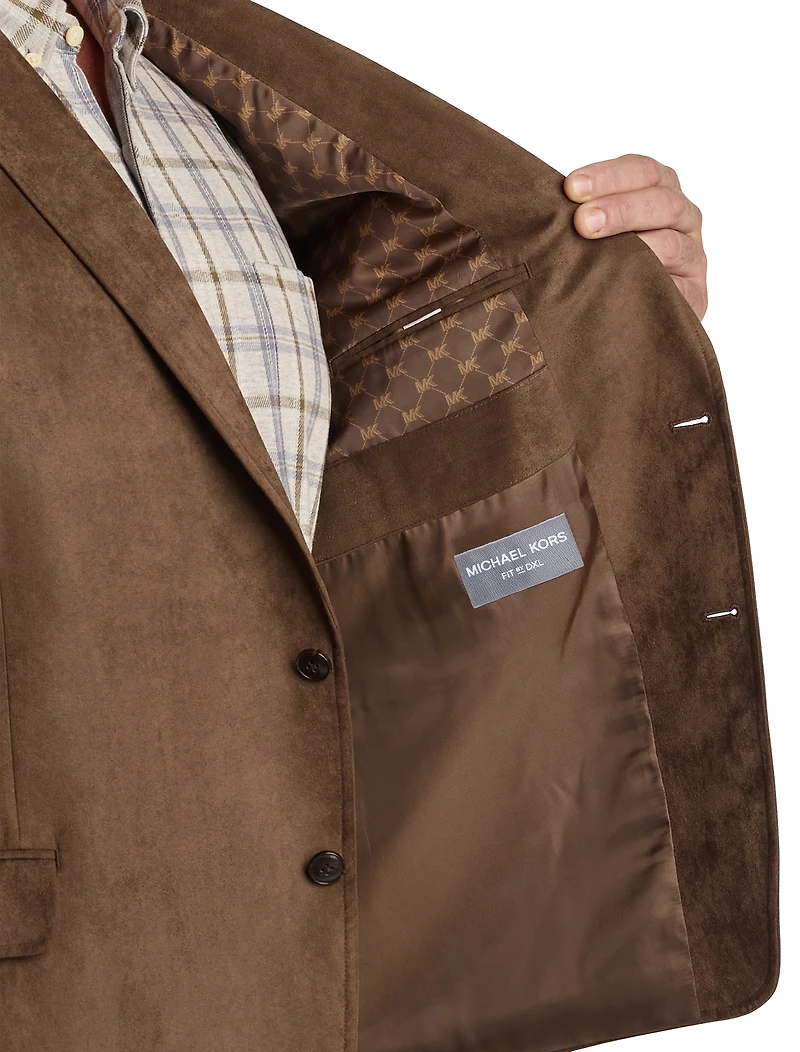 Faux-Suede Sport Coat