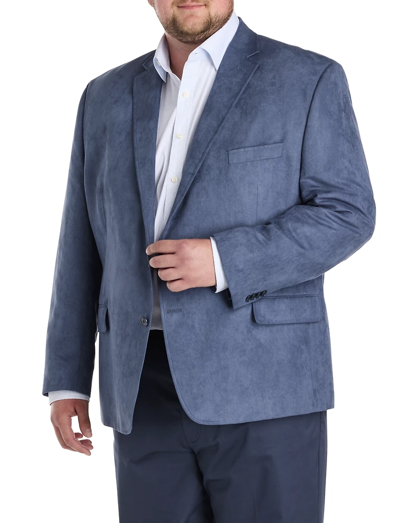 Faux-Suede Sport Coat