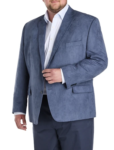 Faux-Suede Sport Coat