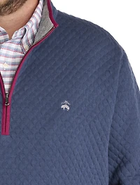 Quilted 1/2-Zip Pullover