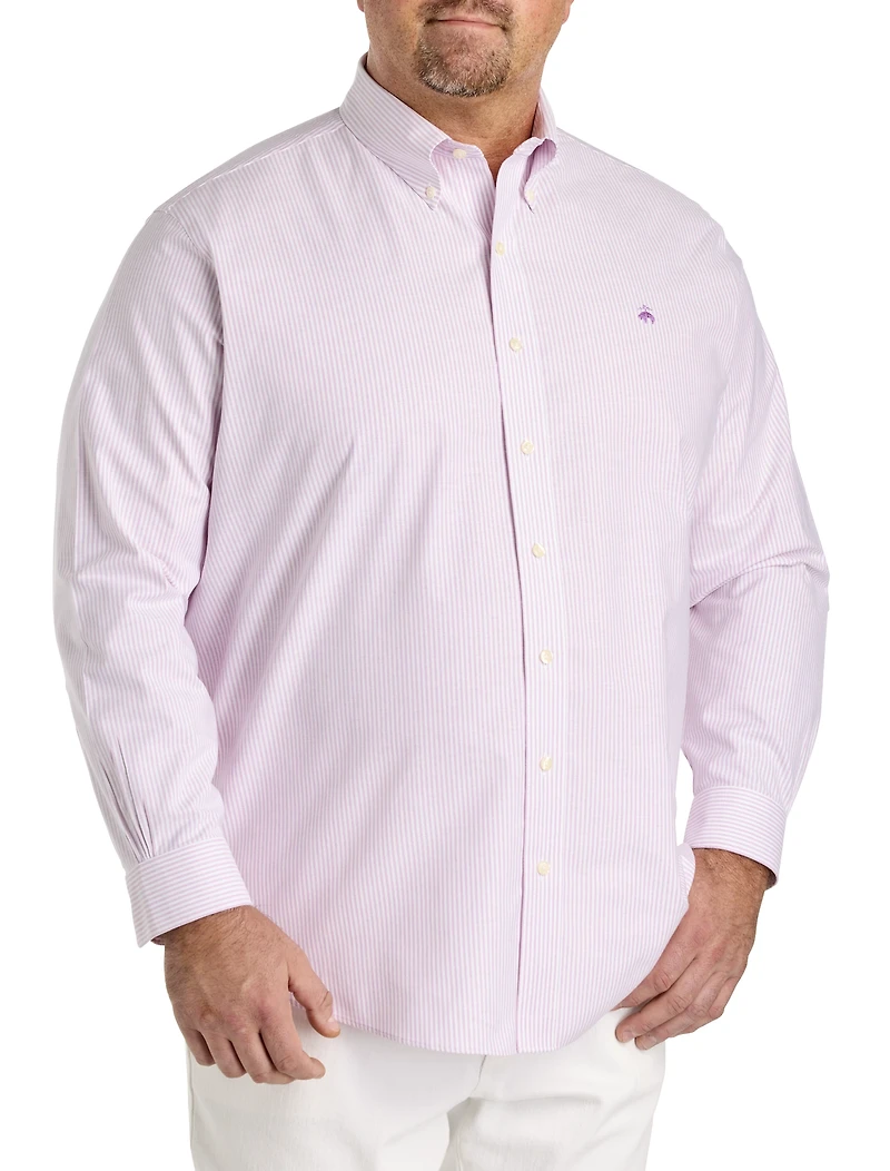 Non-Iron Striped Sport Shirt