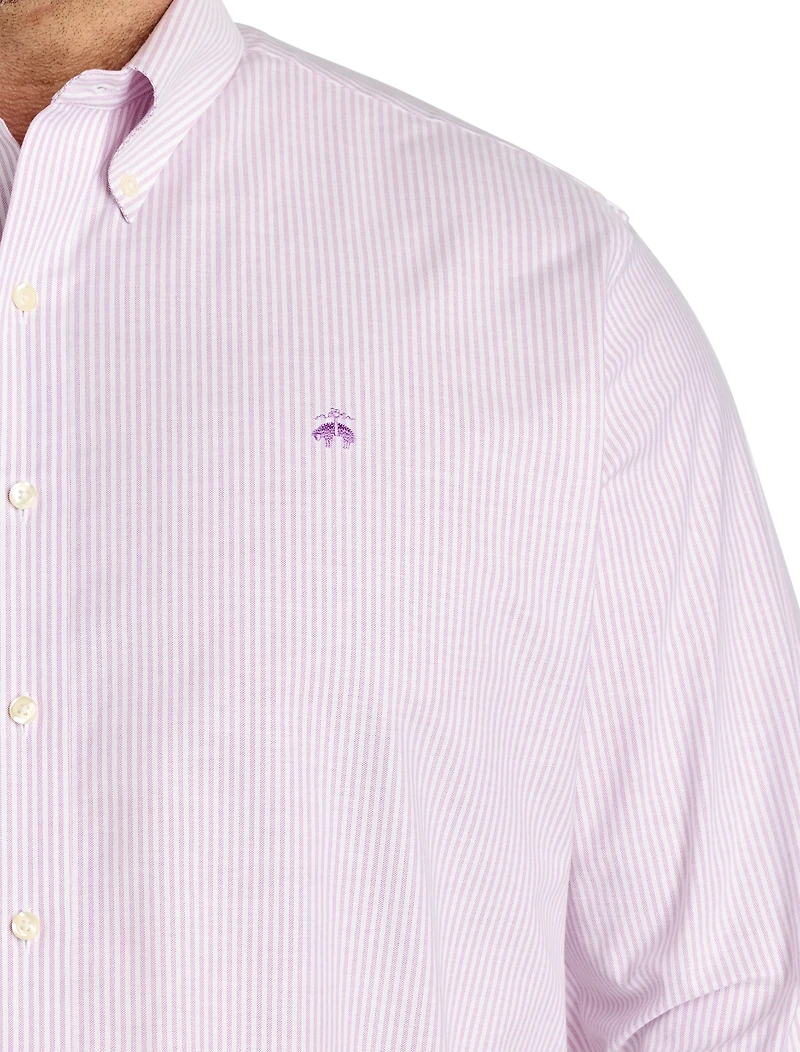 Non-Iron Striped Sport Shirt