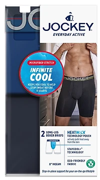 2-pk Infinite Cool Performance Microfiber Boxer Briefs