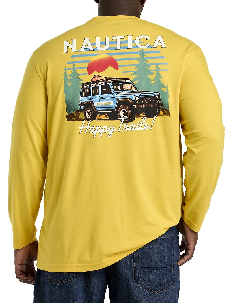 Happy Trails Long-Sleeve Graphic Tee