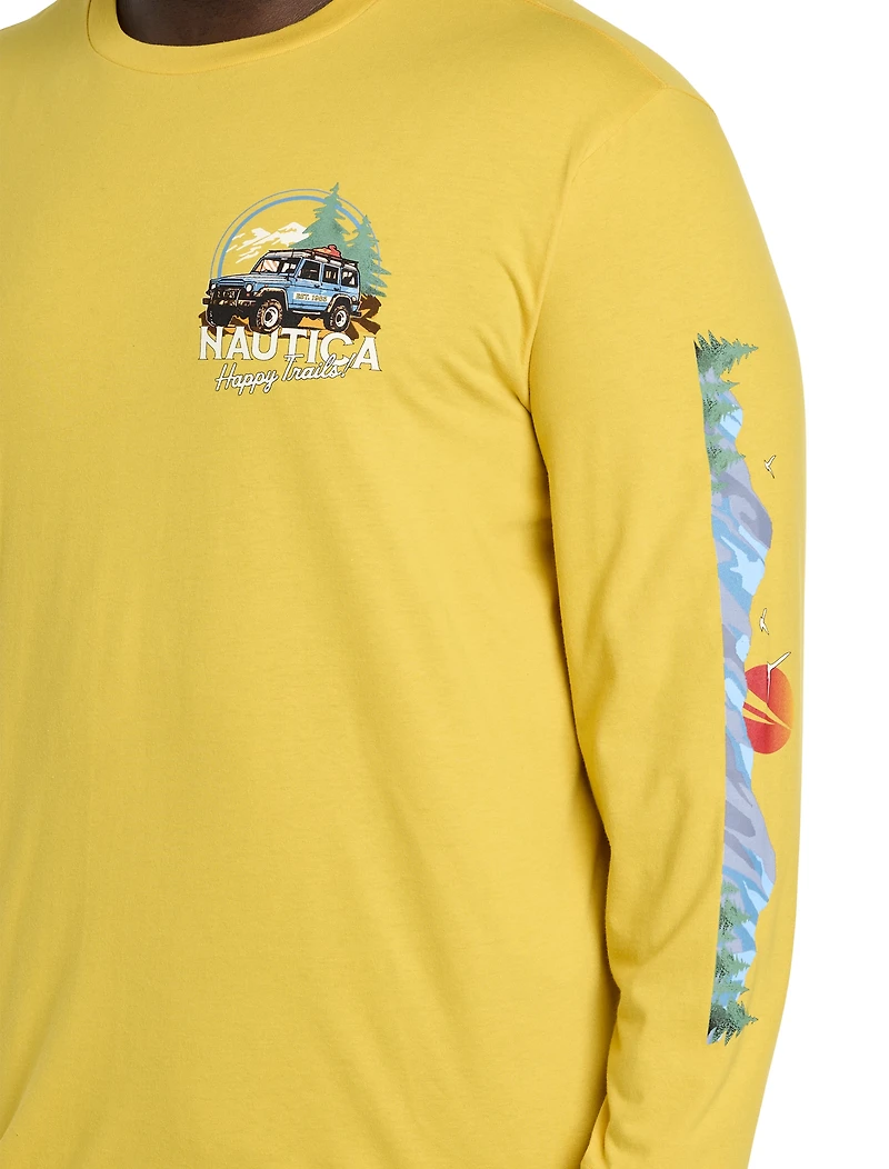 Happy Trails Long-Sleeve Graphic Tee