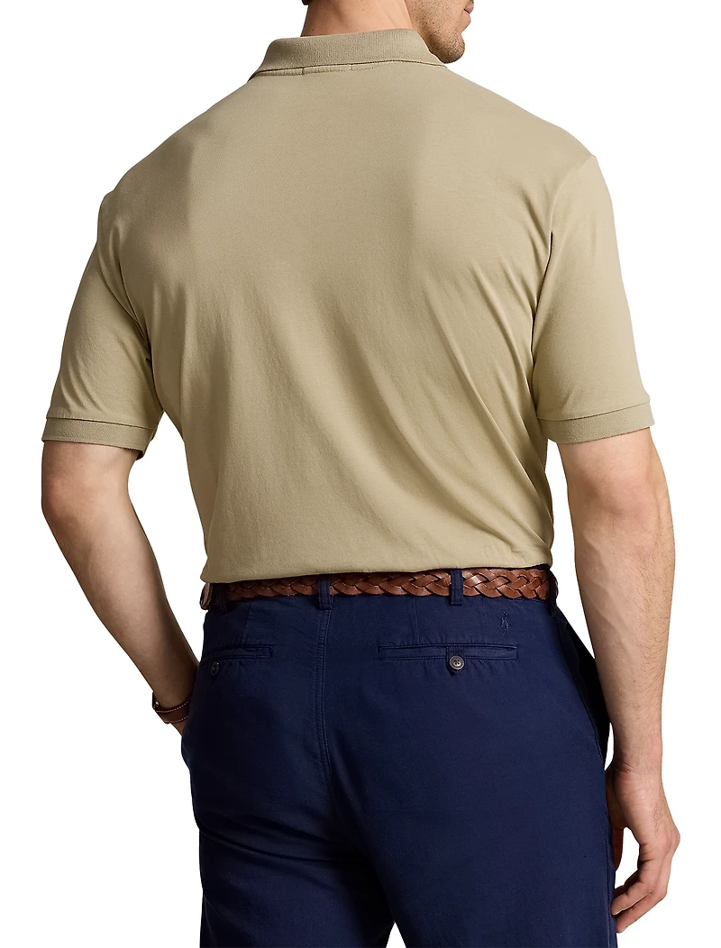Garment-Dyed Polo Shirt