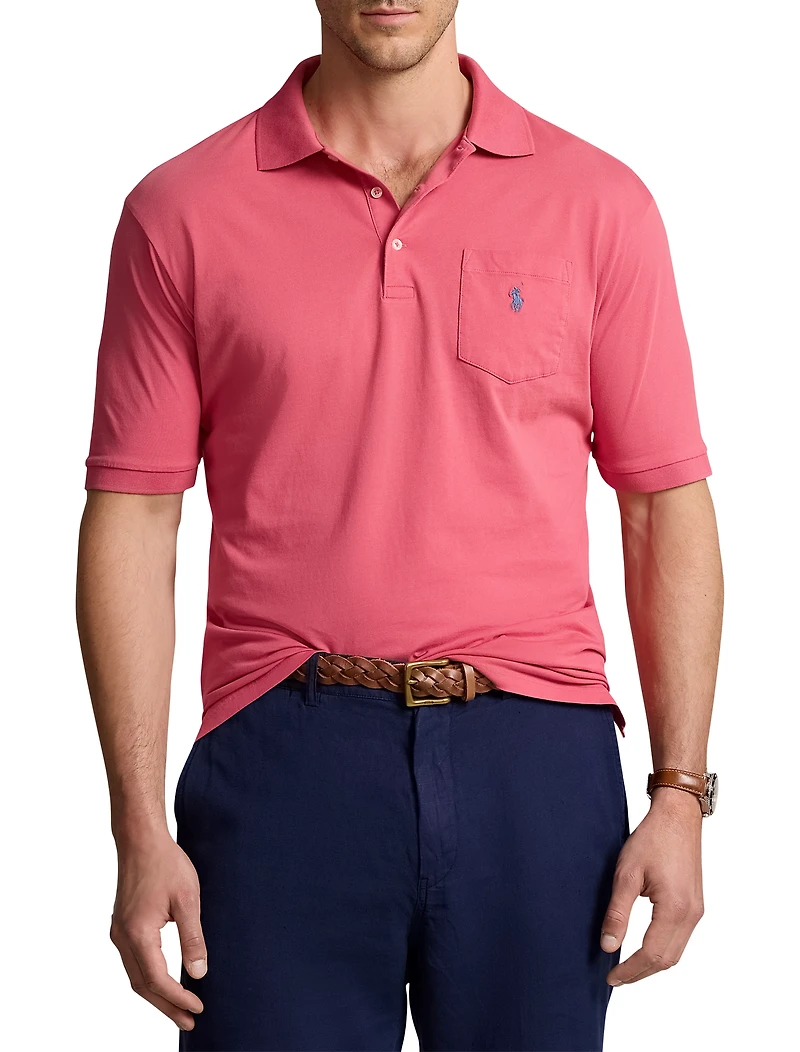Garment-Dyed Polo Shirt