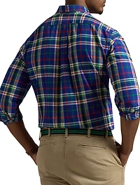 Plaid Oxford Sport Shirt