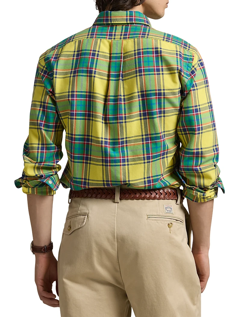 Plaid Oxford Sport Shirt