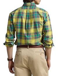 Plaid Oxford Sport Shirt 