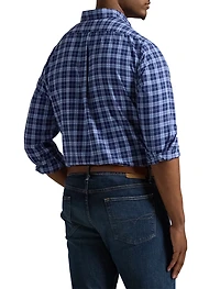 Multi Plaid Performance Oxford Sport Shirt