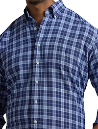 Multi Plaid Performance Oxford Sport Shirt