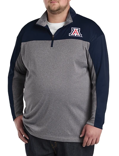 1/4-Zip Colorblocked Pullover