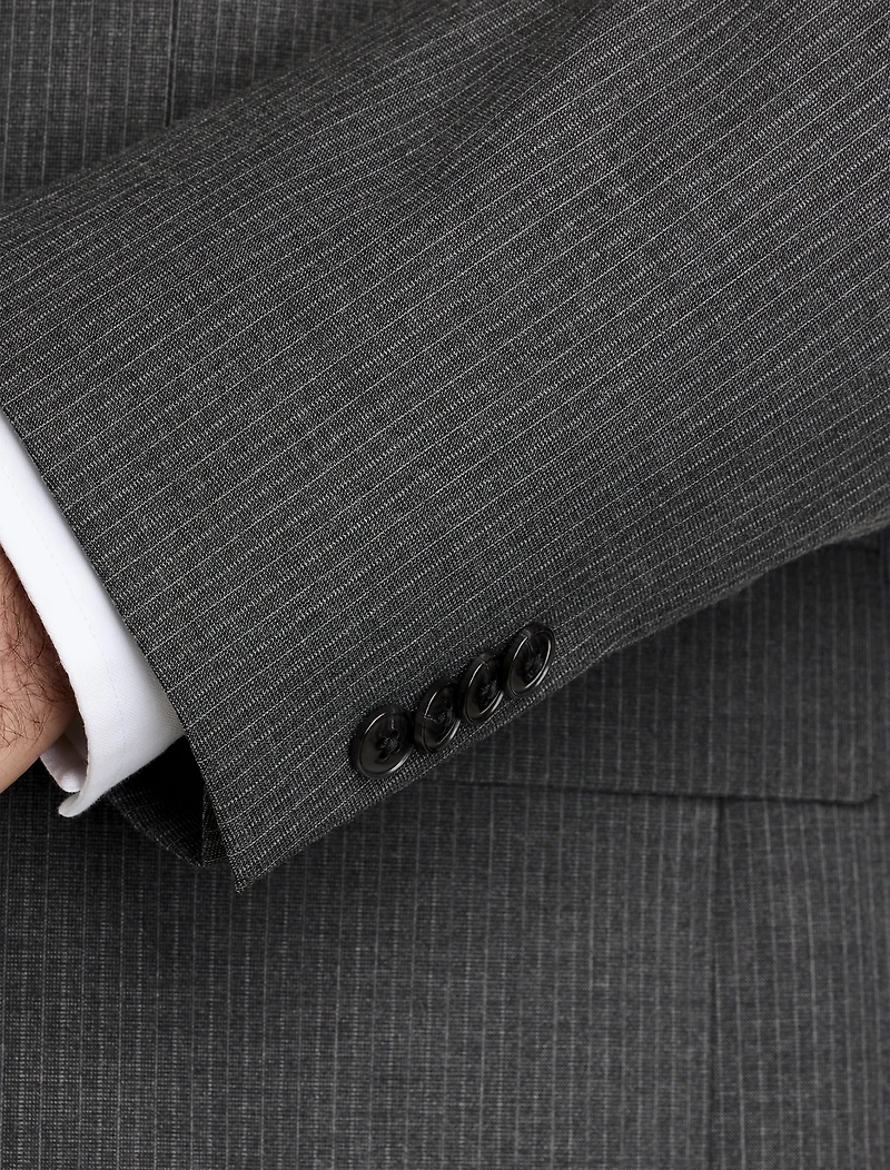Pinstripe Suit Jacket