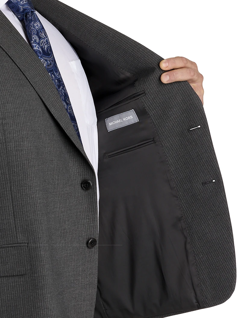 Pinstripe Suit Jacket