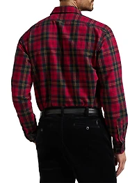 Plaid Brushed Oxford Sport Shirt